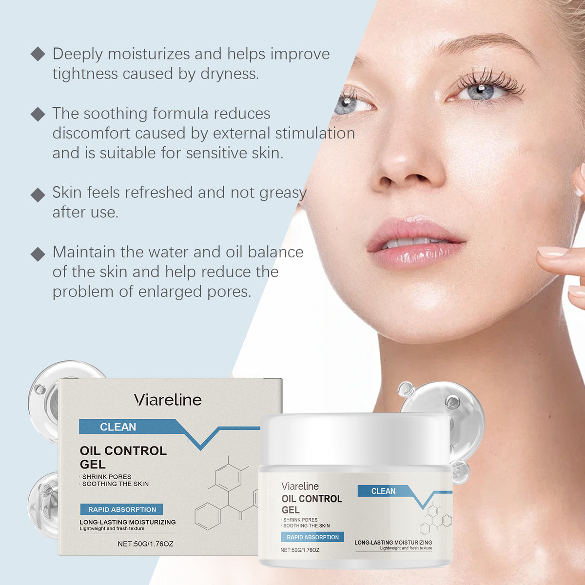 Oil Control Soothing Moisturizing Gel