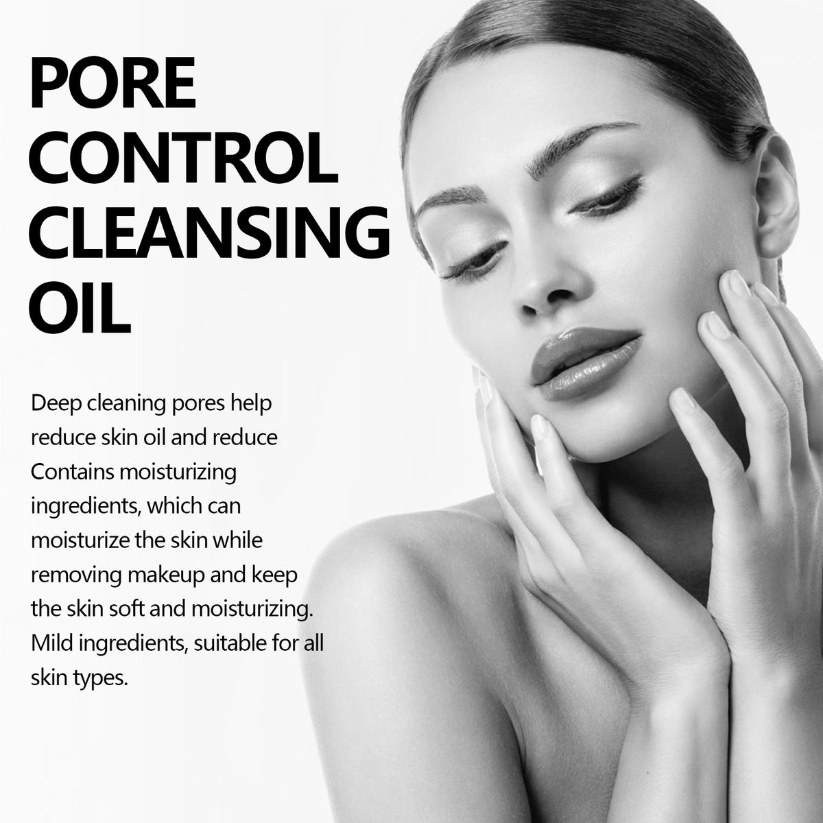 Pore Control Cleansing Oil, Clean Makeup Gently Remove Makeup Care For Skin Clean Pores Remove Makeup Oil