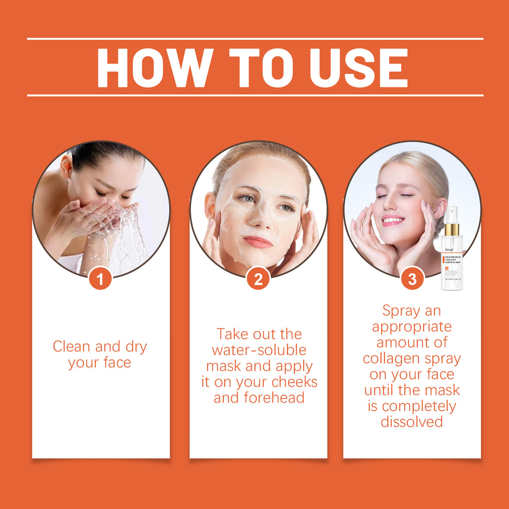 Collagen Ampoule Spray Hydrating, Soothing And Radiant Facial Skin Essence