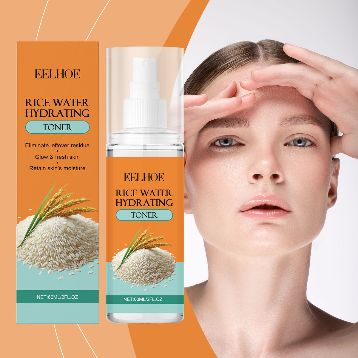 EELHOE Rice Hydrating Toner – Skincare Facial Hidratante