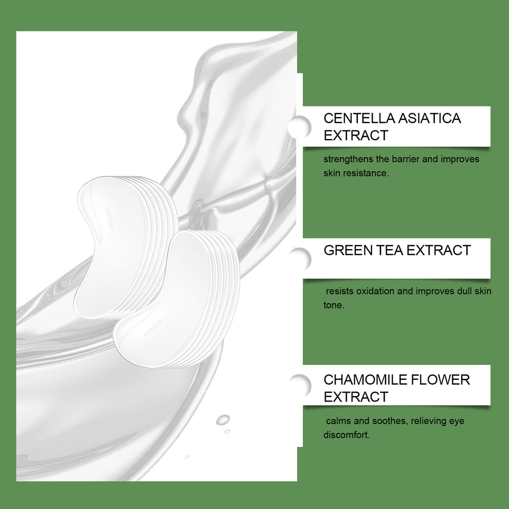 Centella Soothing Eye Mask Moisturizes And Moisturizes The Skin Around The Eyes