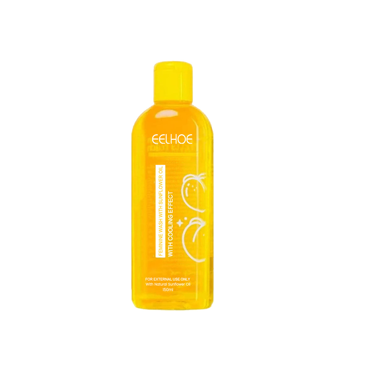 Feminine Wash With Sunflower Oil, Body Cleansing Skin Refreshing Oil Control Moisturizing Long-Lasting Fragrance Shower Gel