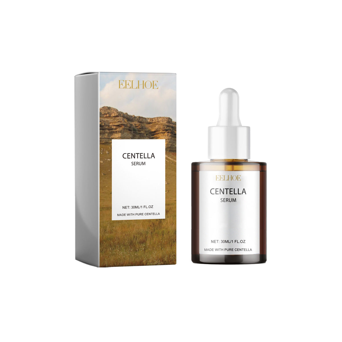 Centella Serum, Intensive Moisturizing Improve Dry Skin Smooth And Tender Skin Brighten Hydrating Essence