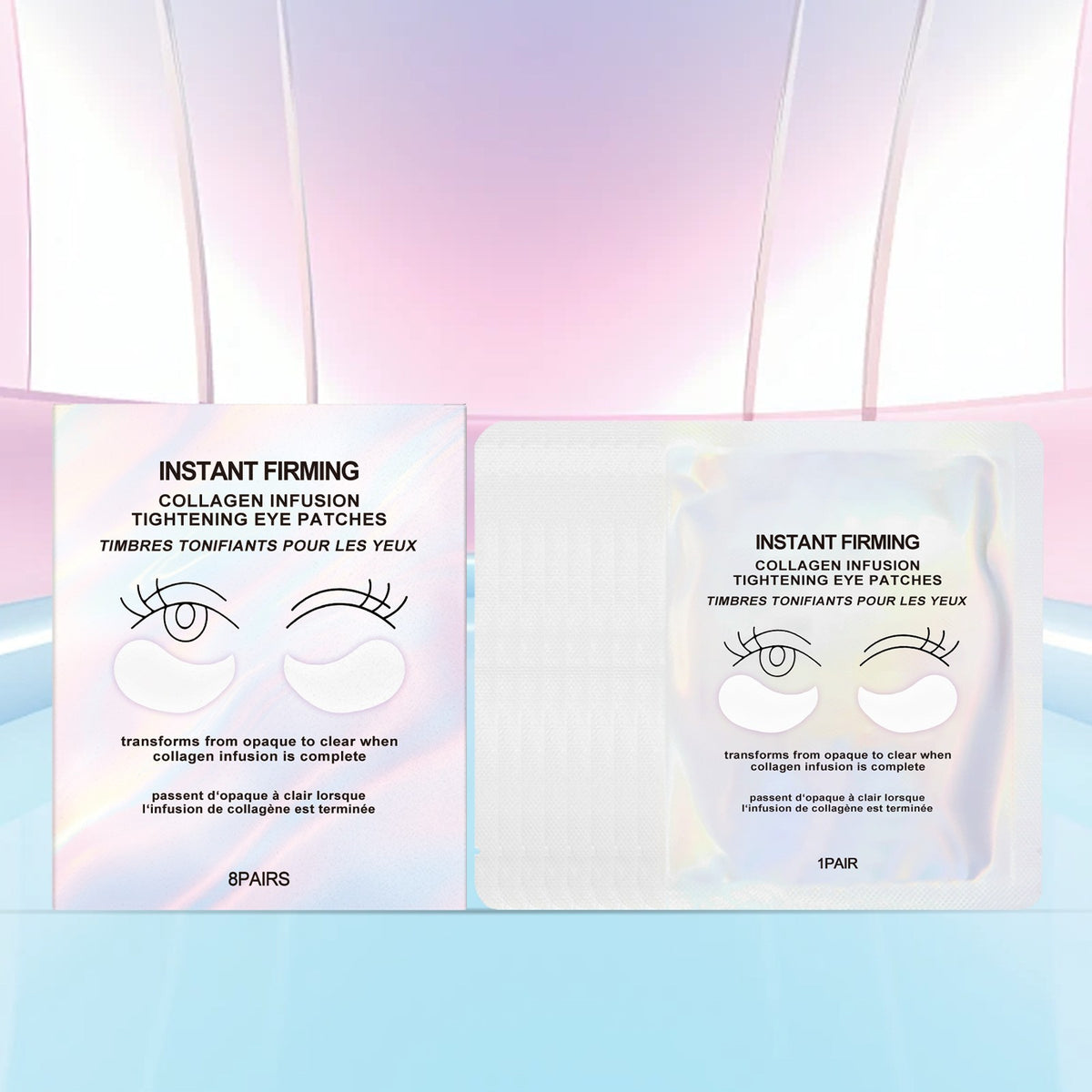 Parches Hidratantes para el Contorno de Ojos ORELVIA – 8 Pares